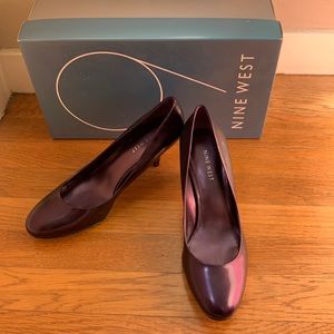 NIB Nine West purple heels